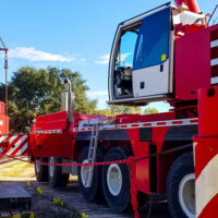 All-Terrain Crane Train Lift